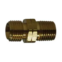 32440 - 9/16-18 Lh Unf Brass Welding Hose Adapter For Acetylene, Lp Gas, And Oxygen 1