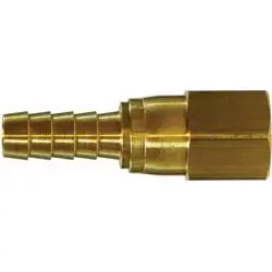 32475 - 1/2 In Hose Barb X 3/8 In Female Npsm Swivel Brass Adapter 1