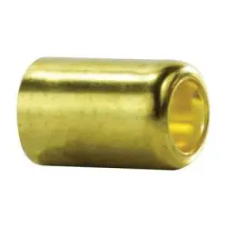 32555 - 0.525 In Brass Smooth Hose Ferrule For Compression Fittings 1
