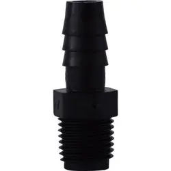 33002B - 3/16 In Hose Barbed X 1/8 In Mip Polyethylene Adapter 1