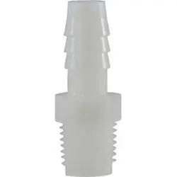 33004W - 1/4-In Barbed To 1/8-In Male Iron Pipe Nylon Adapter 1