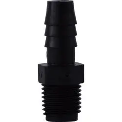 33007B - 1/4-In Hose Barbed X 1/2-In Mip Polyethylene Adapter 1