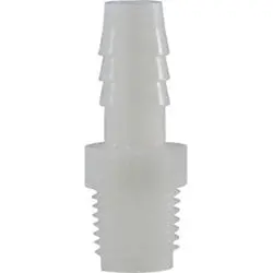 33008W - 5/16 In Barbed X 1/8 In Mip Nylon Adapter, 125 Psi, -40 To 200°F 1