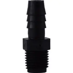 33009B - 5/16 In Barbed To 1/4 In Mip Polyethylene Adapter, 125 Psi Max Pressure 1