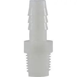 33013W - 3/8 In Hose Barbed To 3/8 In Mip Nylon Adapter, 125 Psi Max Pressure 1