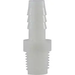 33017W - Nylon Adapter 1/2-In Hose Barbed To 1/2-In Mip, 125 Psi, -40 To 200°F 1