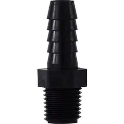 33018P - Polypropylene Adapter - 1/2 In Hose Barbed X 3/4 In Mip, 125 Psi Maximum Pressure 1