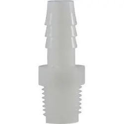 33018W - Nylon Adapter - 1/2-In Hose Barbed X 3/4-In Mip - Max 125 Psi 1