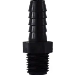 33020P - 5/8 In Barbed To 1/2 In Mip Polypropylene Adapter, 125 Psi 1
