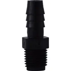 33021B - Polyethylene Adapter - 5/8-In Hose Barb To 3/4-In Mip, Max 125 Psi, -65 To 190°F 1