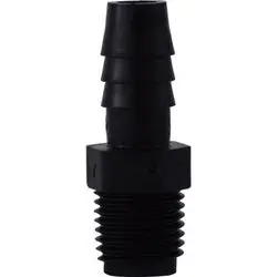 33023B - 3/4-In Hose Barbed To 3/4-In Mip Polyethylene Adapter, 125 Psi, -65°F To 190°F Temperature Range 1