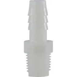 33025W - 1-In Hose Barbed X 1-In Mip Nylon Straight Adapter, 125 Psi, -40 To 200°F 1