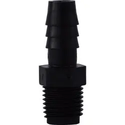 33026B - 3/8 In Hose Barbed X 3/4 In Mip Polyethylene Adapter, Max 125 Psi 1