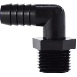 33047B - 90° Elbow Fitting 3/8 In X 1/2 In, Polyethylene, Mip Connection 1