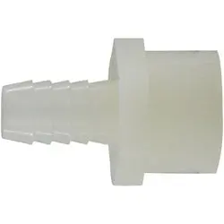 33060W - 3/8 In Hose Barbed To 1/2 In Fip Nylon Adapter, 125 Psi, -40 To 200°F 1