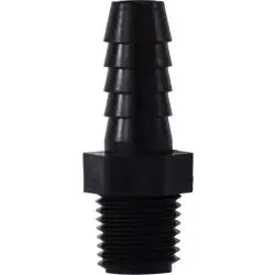 33306P - Durable Polypropylene Adapter 3/4 In Hose Barbed X 3/8 In Mip Connection 1