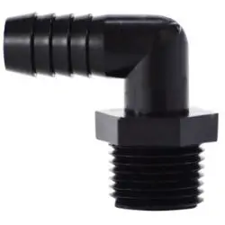 33312B - 90° Elbow Fitting 5/8 In Barbed X 3/4 In Mip Polyethylene, 125 Psi 1
