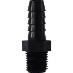 33317P - 3/8 In Hose Barbed X 3/8 In Mip Polypropylene Adapter 1