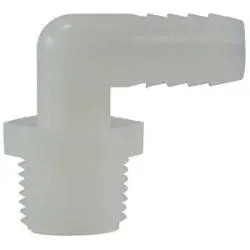 33329W - 5/8 In Barbed X 1 In Mip Nylon 90 Degree Elbow Connector 1