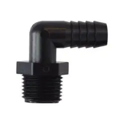 33337P - 90-Degree Polypropylene Elbow Fitting - 3 In Hose Barbed X 3 In Mip, 125 Psi 1