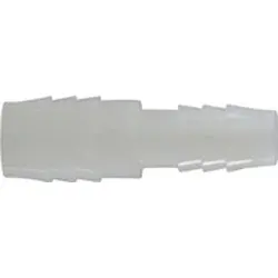 33347W - Reducing Splicer - 1/4 In Barb X 3/16 In Barb, Nylon Construction 1