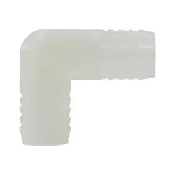 33399W - 1-1/2 In X 1-1/2 In Nylon 90 Degree Elbow Hose Barbed Fitting 1
