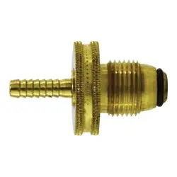 34065 - Brass Soft Nose Adapter 0.88 In Male Pol X 1/4 In Hose Barbed 1