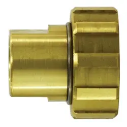 34079 - Brass Fuel Fill Adapter Female Pol X 1-3/4 In Acme Connection 1