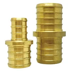 35030 - 3/8 In Pex X 3/8 In Pex Lead-Free Brass Coupling 1