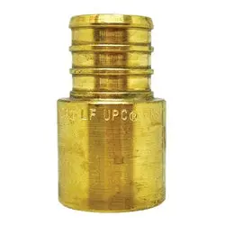 35063S - 1/2 In Pex X 1/2 In Female Sweat Lead-Free Brass Adapter 1