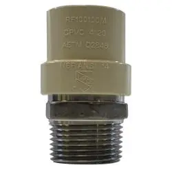 35413Ss - 1/2 In Cpvc X 1/2 In Male Ips Stainless Steel Adapter 1