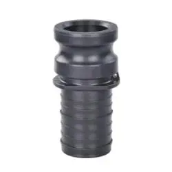 35953 - 1-1/4 In Type E Cam And Groove Adapter X 1-1/4 In Barbed Hose Fitting 1