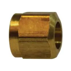 38014 - 3/4 In Tube Od Brass Nut For Sae J844 Type A/B Nt Nylon Tubing, 150 Psi, -40 To 200°F 1