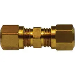 38018 - Brass Air Brake Union, 3/16 In Tube Od X 3/16 In Tube Od, 150 Psi 1