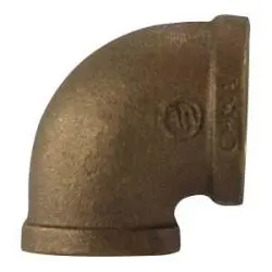 38105-3212 - Bronze 90° Reducing Elbow Fitting - 2 In Fpt X 3/4 In Fpt 1