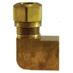 38116 - 90° Brass Elbow Fitting - 3/8 In Outer Diameter X 1/4 In Fnptf 1