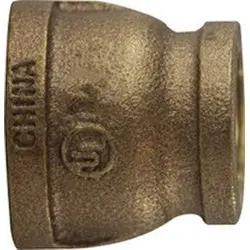 38119-4020 - Bronze Reducing Coupling 2-1/2 In X 1-1/4 In For Plumbing Connections 1