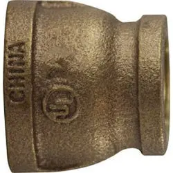 38119-4824 - 3 In Fpt X 1-1/2 In Fpt Bronze Reducing Coupling, Rated 125 Psi 1