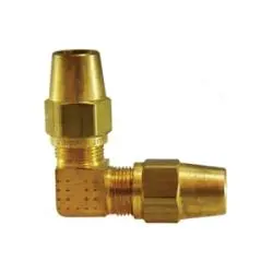 38197 - Brass 90-Degree Elbow Fitting - 3/8 In Tube Od X 3/8 In Tube Od, 150 Psi, -40 To 200°F 1