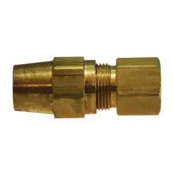38207 - 3/8 In X 1/4 In Brass Adapter For Sae Type A & B Copper Tubing 1