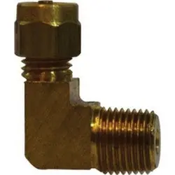 38715 - Brass 90-Degree Elbow Fitting, 5/32 In Od X 1/16 In Mpt Connection 1