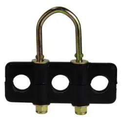 39411 - 1/2 In Durable Plastic 3-Hose Holder For Organized Storage 1