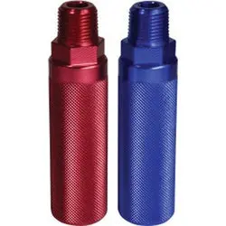 39537 - Aluminum Gladhand Sure Grip With Red And Blue Finish 1