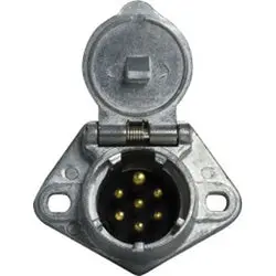 39774 - Solid Pin 7-Way Socket For Reliable Electrical Connectivity 1