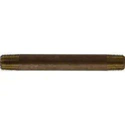 40004 - 1/8 In X 1/8 In, 2-1/2 In Lead-Free Red Brass Seamless Pipe Nipple 1