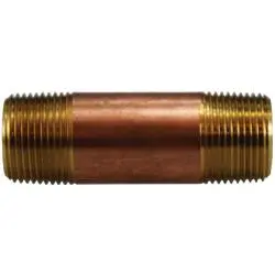 40099 - 36 In Lead-Free Red Brass Pipe Nipple, 3/4 In Mpt X 3/4 In Mpt 1