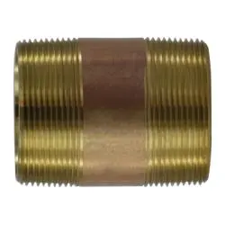 40161 - 2 In X 2 In Lead-Free Red Brass Seamless Pipe Nipple, 2-1/2 In Length 1
