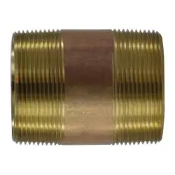 40176 - 24 In Seamless Pipe Nipple, 2 In Mpt X 2 In Mpt, Lead-Free Red Brass 1
