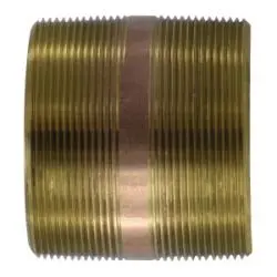 40222 - 4 In Mpt X 4 In Mpt Lead-Free Red Brass Seamless Pipe Nipple, 3-1/2 In Length 1