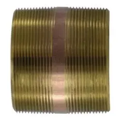 40224 - 4 In Mpt X 4 In Mpt Lead-Free Red Brass Seamless Pipe Nipple, 4-1/2 In Long 1